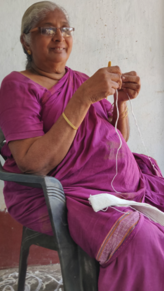 Fig 6: Crotchet For Most Women Is Narsapur,india Brings Economic Equity. 