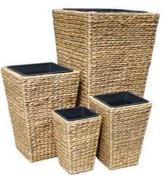 Handmade eco-friendly set of four multipurpose kouna grass baskets || Rural  Handmade-Redefine Supply to Build Sustainable Brands