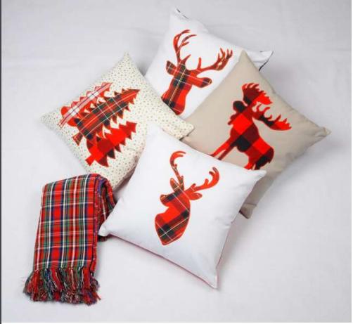 Christmas theme printed cushions