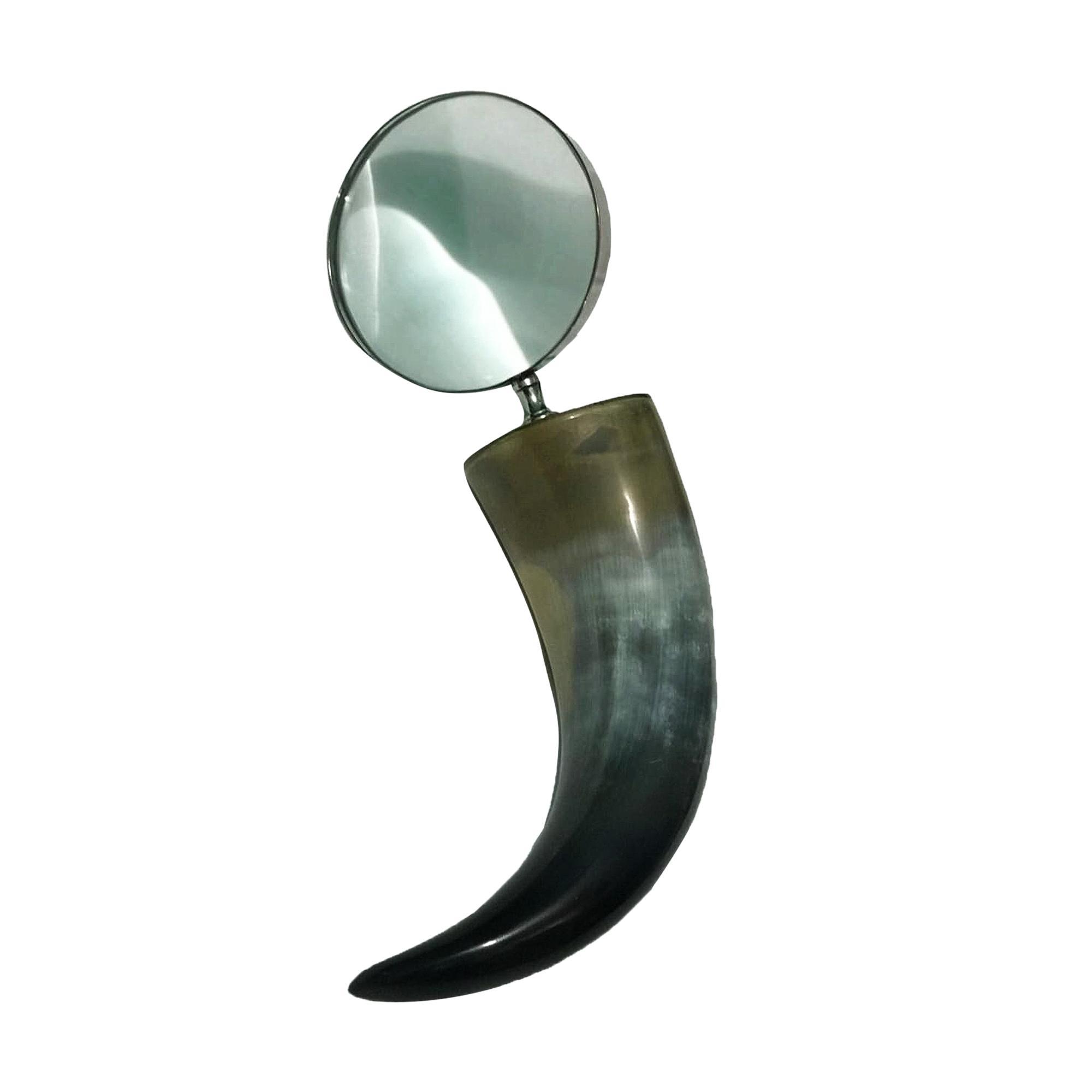 Brass Horn Magnifying Glass